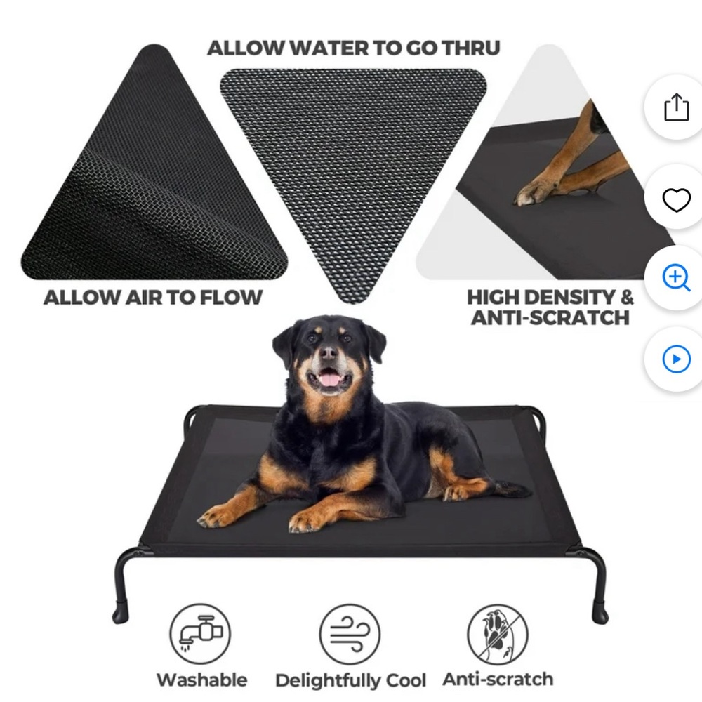 Outdoor Elevated Dog Bed